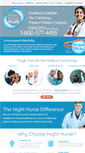 Mobile Screenshot of nightnursetriage.com